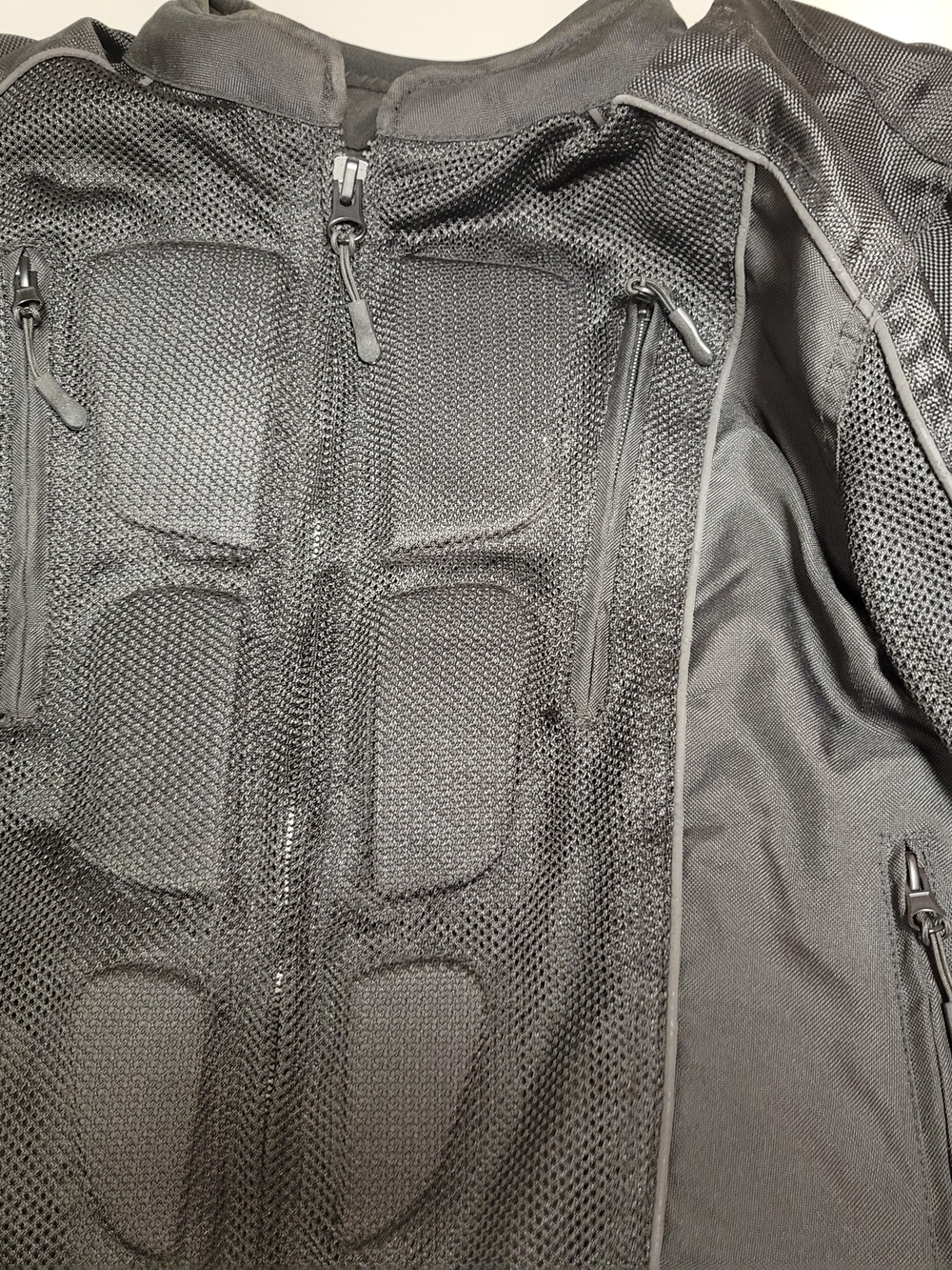 Etsy
VIKING Cycle Warlock Black Mesh V-safe Armored Short Zipped Motorcycle